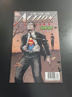 Buy Action Comics #870 (9.2 Or Better) Newsstand Variant - Brainiac Finale - 2008 • 11.64£