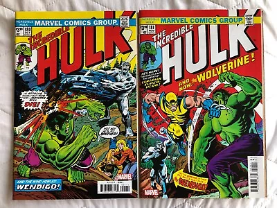 Buy Incredible Hulk 180, 181 Facsimile Reprint Edition. 1st App Of Wolverine [1 • 19.99£