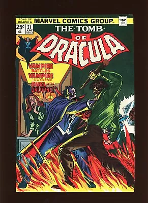 Buy Tomb Of Dracula #21 1974 VF- 7.5 High Definition Scans** • 21.75£
