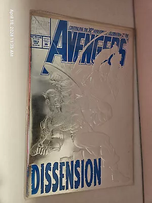 Buy The Avengers #363 (1993 Marvel) 30th Anniversary, Embossed Silver Foil Cover • 6.99£