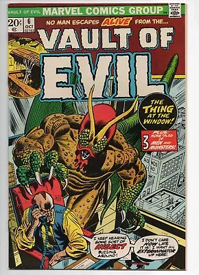 Buy VAULT OF EVIL Vol. 1 #6 MARVEL Stan LEE Gil KANE October 1973 Comic USA Book VF • 13.97£