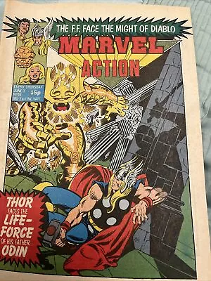 Buy Marvel Action #10 British Weekly 1981 Thor Fantastic Four Dr Strange • 1.25£