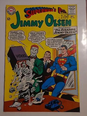 Buy Superman's Pal Jimmy Olsen #80 Oct 1964 FINE+ 6.5 Jimmy Olsen, The Bizarro Boy • 19.99£