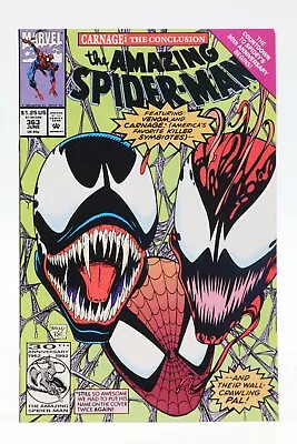 Buy Amazing Spider-Man (1963) #363 1st Print Mark Bagley Cover Carnage Venom VF/NM • 19.42£