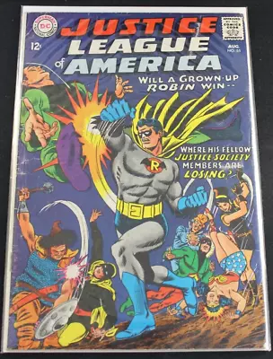 Buy 1967 Justice League Of America 55 1st Earth 2 Robin Golden Age JSA GD-VG Comic • 11.62£