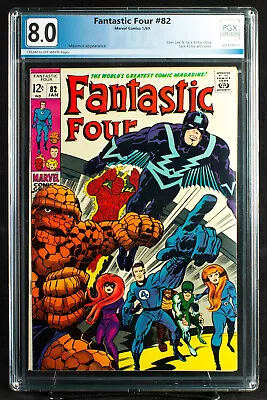 Buy Fantastic Four 82 PGX 8.0 1st Zorr Classic KIRBY INHUMANS Cover! +FREE CGC!!! • 232.98£