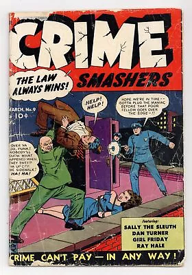 Buy Crime Smashers #9 FR/GD 1.5 1952 • 139.79£