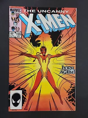 Buy Uncanny X-Men #199 HIGH GRADE - 1st App Rachel Summers As 2nd Phoenix - 1985 • 13.98£