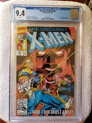 Buy Uncanny X-Men #287, CGC 9.4, 1992, Marvel Comics • 31.06£