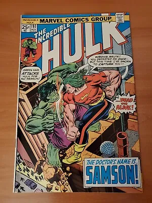 Buy Incredible Hulk 193 VF / Doc Sampson / (1975) • 19.41£