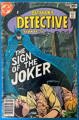 Buy Detective Comics #476 (1978) Sign Of The Joker Steve Englehart & Marshall Rogers • 31.06£