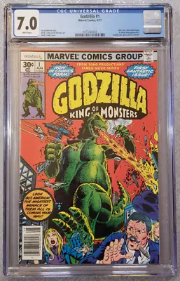 Buy Godzilla #1 ~ CGC 7.0 Fine/Very Fine- ~ 1977 Marvel Comics • 50.48£