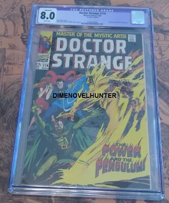 Buy Doctor Strange #174 Cgc 8.0 Restored Satannish Nickron Appearance • 100.18£