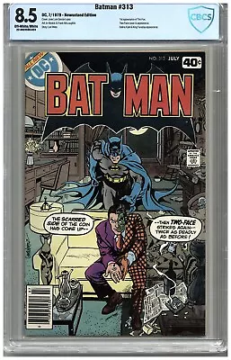 Buy Batman  #313   CBCS   8.5   VF+   Off White/white Pgs   7/79    1st App. Tim Fox • 178.62£