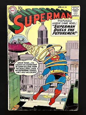 Buy Superman #128 (1st Series) DC Comics Apr 1959 1st Appear Future Man • 23.34£