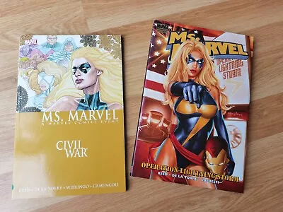 Buy 2 X Ms. Marvel IncVolume 3 Operation Lightning Storm Marvel Graphic Novel Bundle • 14.50£