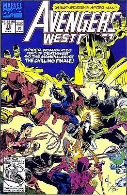 Buy Free P&P; Avengers West Coast #86, Sep 1992:  With Spider-Man! • 4.99£
