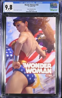Buy Wonder Woman 750 Artgerm Collectible Edition CGC 9.8 • 95£