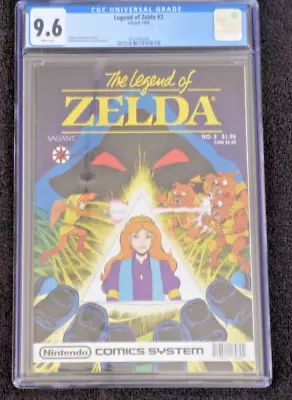 Buy Legend Of ZELDA #3 High Grade NM 9.6 CGC NINTENDO Valiant Comic • 174.74£