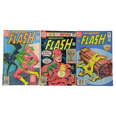 Buy The Flash Lot 259 289 325 DC Comics Bronze Age 70s 80s Mid-Grade Firestorm • 13.97£