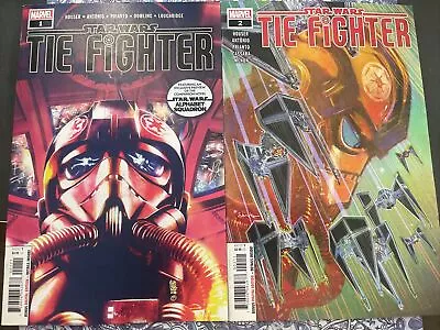 Buy STAR WARS TIE FIGHTER #1 2 CAMUNCOLI COVER 2019 Alpha Squadron Comic Book Lot • 4.07£