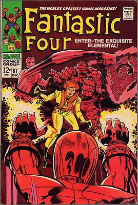 Buy Fantastic Four #81 - Crystal Joins The F4 (8.0) 1968 • 38.73£