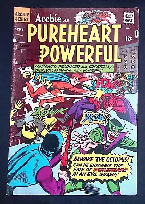 Buy Pureheart The Powerful #1 Silver Age Archie Comics 1st Appearance F- • 89.99£