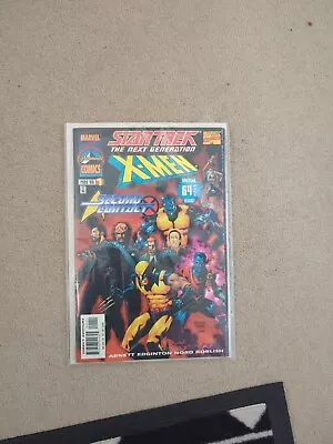 Buy STAR TREK THE NEXT GENERATION / X-MEN#1 Second Contact 1998 • 20£