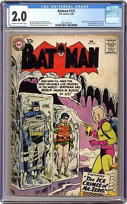 Buy Batman #121 CGC 2.0 1959 4391056014 1st App. Mr. Freeze • 1,498.85£