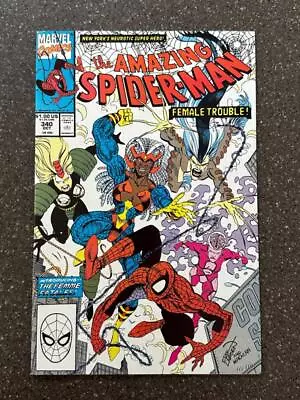 Buy Amazing Spider-Man #340 Femme Fatales Appearance NM • 7£