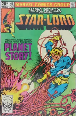 Buy Marvel Premiere (1972) #  61 UK Price (7.0-FVF) Star-Lord, FINAL ISSUE 1981 • 6.30£