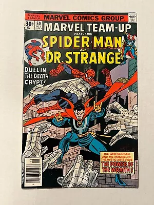 Buy Marvel Team-up #50 Spider-man & Dr Strange  The Mystery Of The Wraith  Part Iii • 7.77£