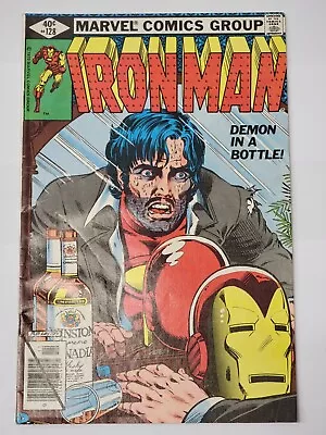 Buy Iron Man #128 COMIC 1979 Iconic Alcoholism Cover  Demon In A Bottle  • 62.23£