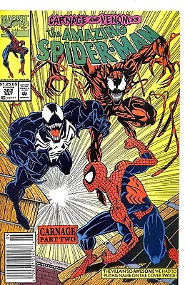 Buy Amazing Spider-man 362 2nd Appearance Carnage (1992, Marvel) Qty • 11.67£