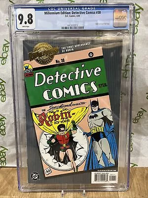 Buy Millennium Edition: Detective Comics #38 DC Comics CGC 9.8 White Pages • 68.46£