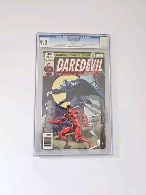 Buy Daredevil #158 - Marvel Comics 1979 CGC 9.2 Frank Miller's Run On Daredevil Begi • 147.55£