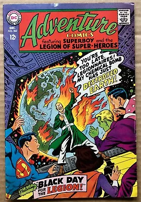 Buy ADVENTURE COMICS #363 (1967) DC Silver Age Superboy, Legion Of Super-Heroes F+ • 15.53£