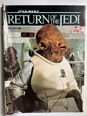Buy Star Wars Weekly, Vintage Marvel UK Comic Return Of The Jedi No.29 • 1.95£
