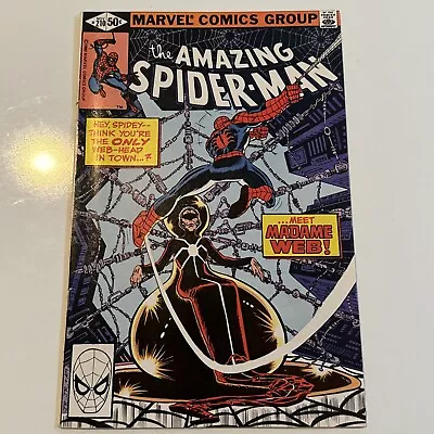 Buy Amazing Spider-Man # 210 | KEY ! 1st App MADAME WEB ! Direct | Marvel 1980 | FN • 38.82£