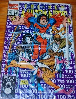 Buy New Mutants #100 MARVEL Comics  1991 1st Appearance Of X-Force Rare Newstand NM  • 5.70£