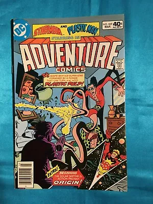 Buy ADVENTURE COMICS # 469, Mar. 1980, PLASTIC MAN! STARMAN! FINE- VERY FINE • 1.87£