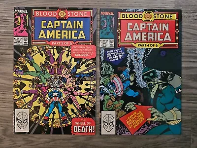 Buy Captain America #359 & 360 1st Appearance Crossbones Marvel Comics 1989 VF-NM  • 18.67£