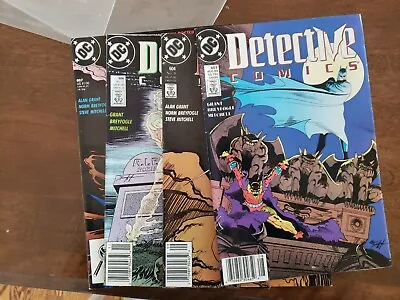 Buy Detective Comics 4 Book Lot #603 604,606,607 F/vf • 2.33£