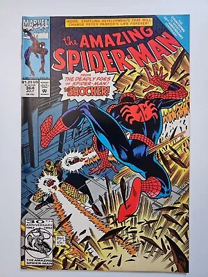 Buy Amazing Spider-Man #364 Marvel Comics 1992 Shocker App Mark Bagley • 10.09£