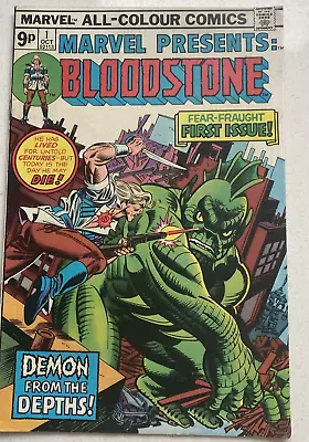 Buy Bronze Age Marvel Presents: Bloodstone #1 Oct 75 John Warner EXC • 16.75£