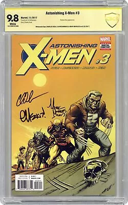 Buy Astonishing X-Men #3A McGuinness CBCS 9.8 SS Soule/McGuinness/Morales 2017 • 97.08£