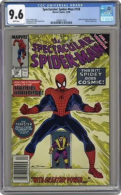 Buy Spectacular Spider-Man Peter Parker #158D CGC 9.6 1989 3982611024 • 52.81£