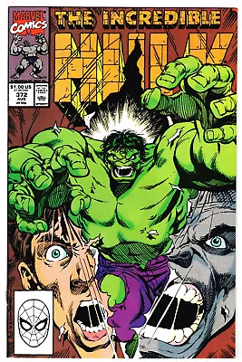 Buy THE INCREDIBLE HULK # 372 (1st Series) - Marvel 1990 (vf)   A • 7.77£