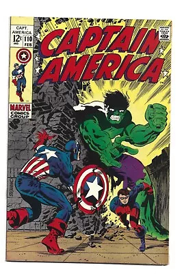 Buy Captain America #110, VF- 7.5, 1st Appearance Viper; Steranko Art; Hulk • 164.64£