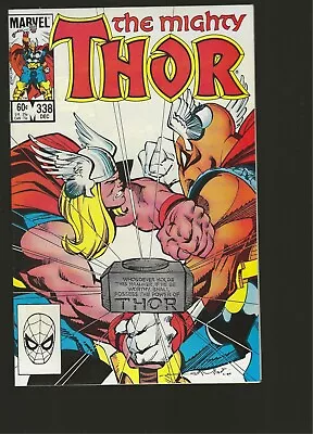 Buy Thor #338 9.2-9.4 White Pages - 2nd Appearance Of Beta Ray Bill • 38.83£